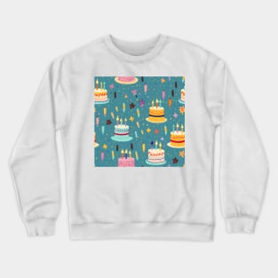 Happy Birthday Party Celebration Pattern 11 Crewneck Sweatshirt